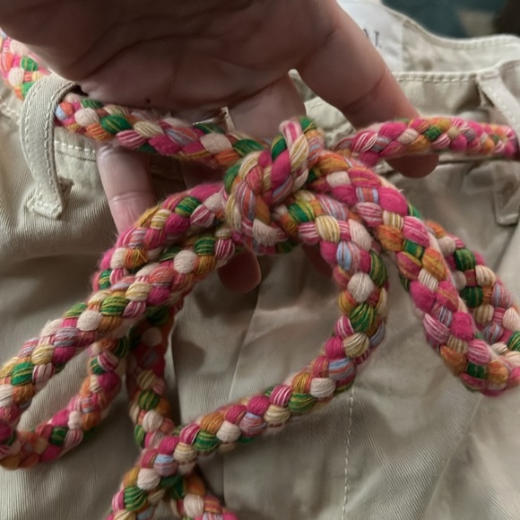 The GREAT. Tan Pant With Braided Belt 27 - Picture 8 of 10